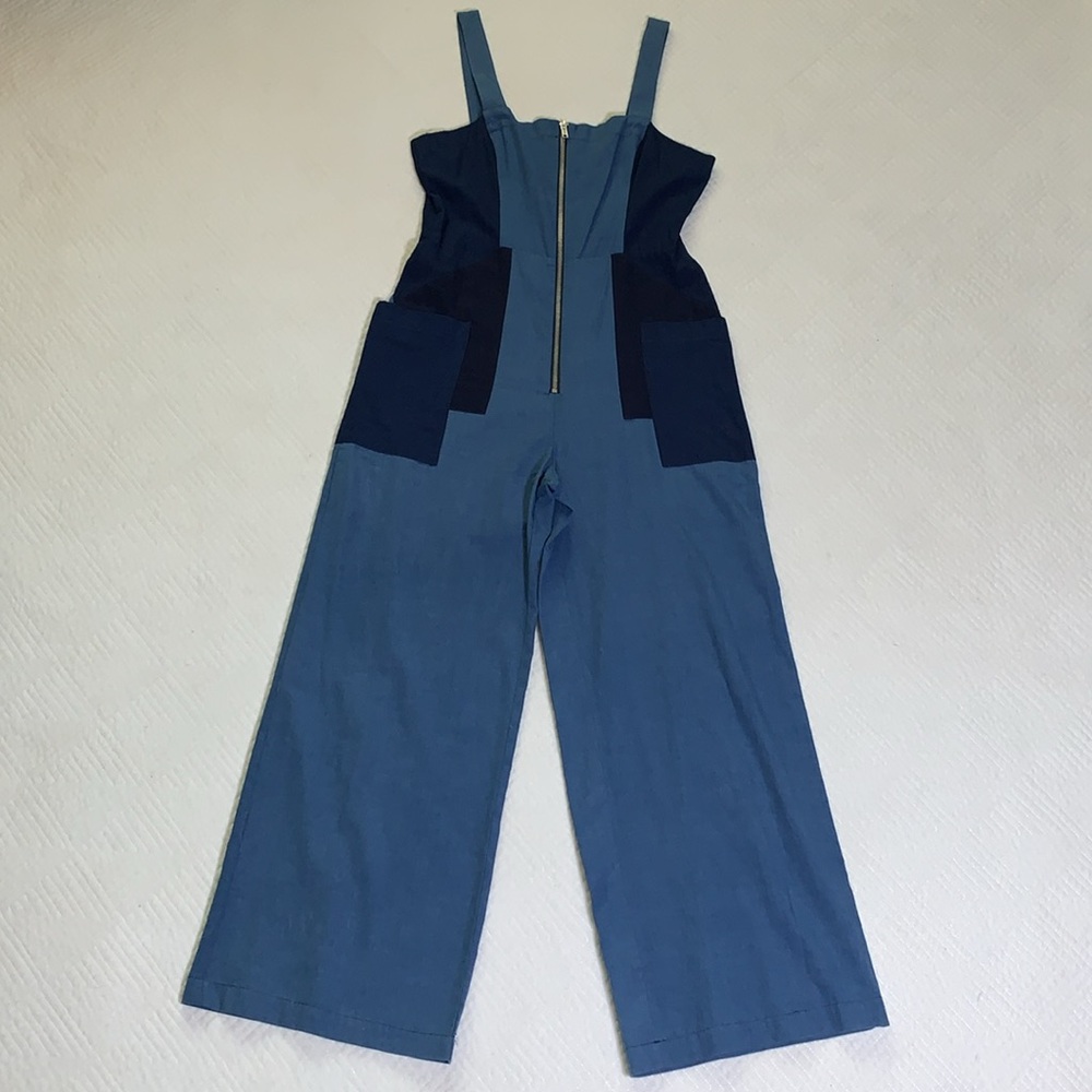 Bcbgeneration Patchwork Lightweight Denim Blue Ch… - image 8